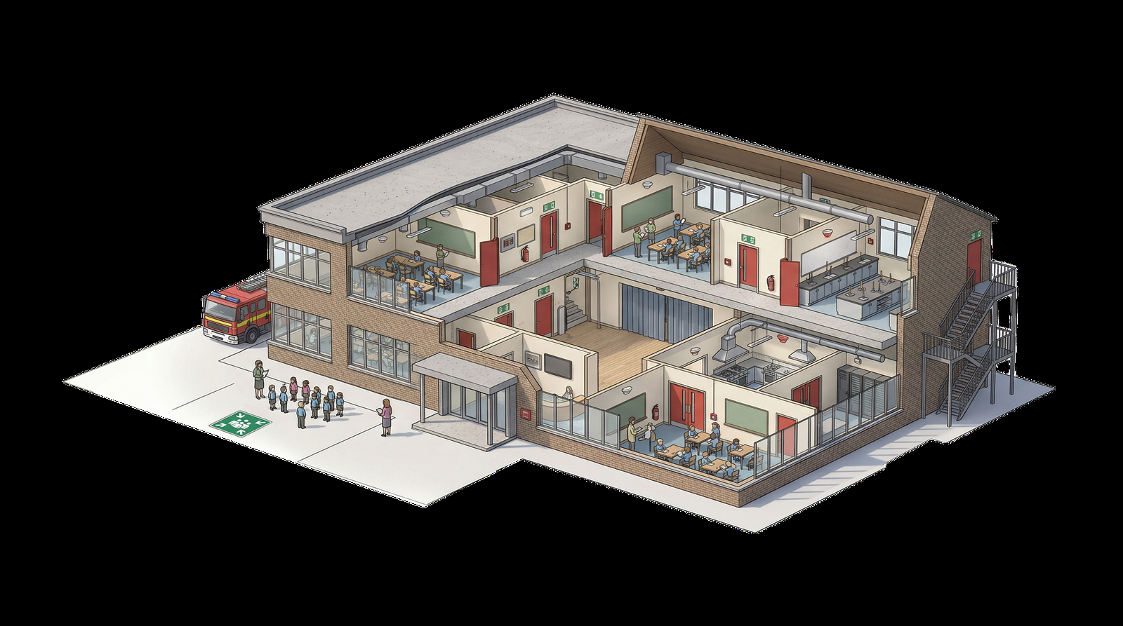 Office building scene